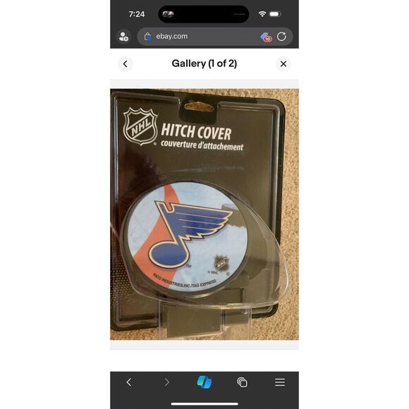 St. Louis Blues NHL Hitch Cover *New* - Picture 1 of 2